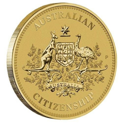 Cittadinanza australiana 13,5 grammi di bronzo alluminio