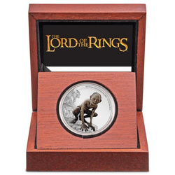 Niue: The Lord of the Rings - Gollum coloured 1 oz Silber 2022 Proof