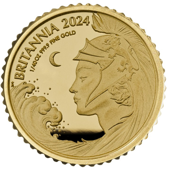 6 darabos prémium Britannia aranyérme 2024 Proof