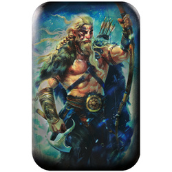 Barra de Plata Germania Mint: Gods – Ull Coloreada 2 Onzas de Plata 2025 Acabado Antiguo