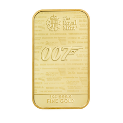 1 oz Goldbarren 007 James Bond
