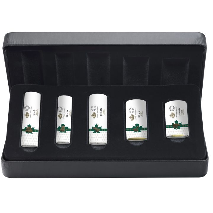 Collector's Edition - King Charles III 5 x Wrap Roll Coin Set 2023
