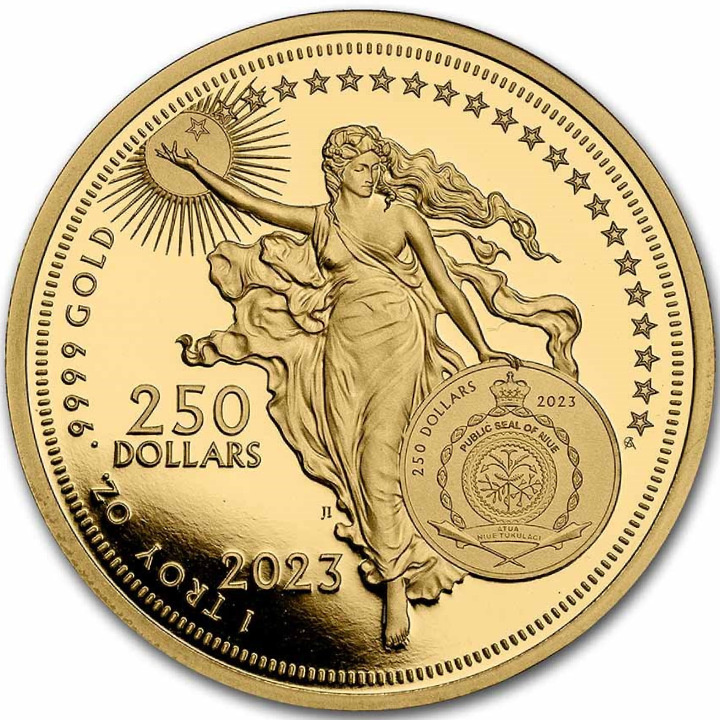 Niue: Iconos de la Inspiración - Thomas Edison 1 oz Plata 2023 Proof