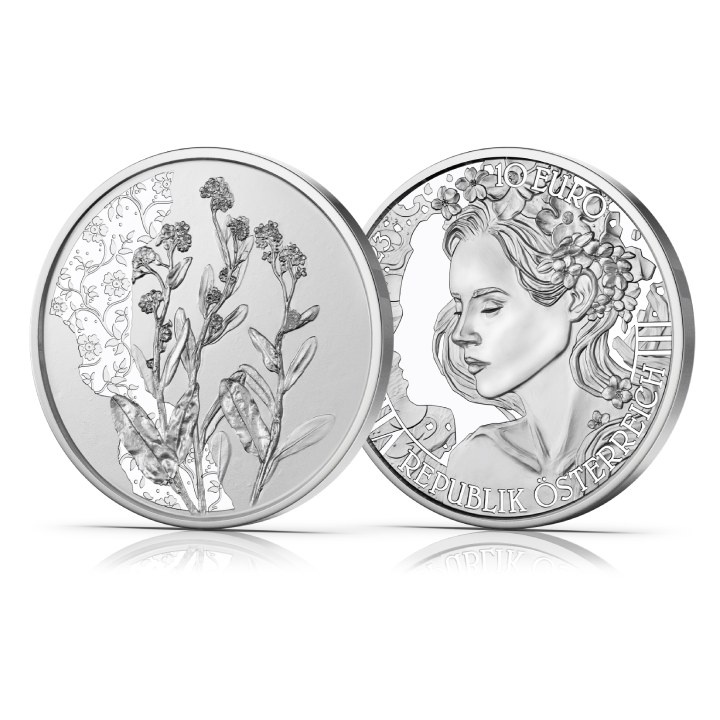 The forget-me-not 10 Euro Silver 2023