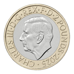 200 ans du chemin de fer moderne 2 £ Cuivre-nickel