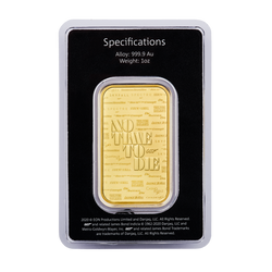 1 oz Goldbarren 007 James Bond
