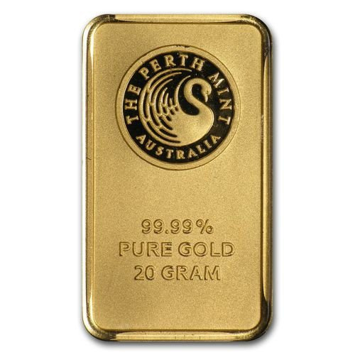 The Perth Mint: Sztabka Złota 20 g
