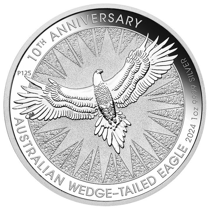 Orzeł Australijski 10. rocznica 1 uncja Srebra 2024