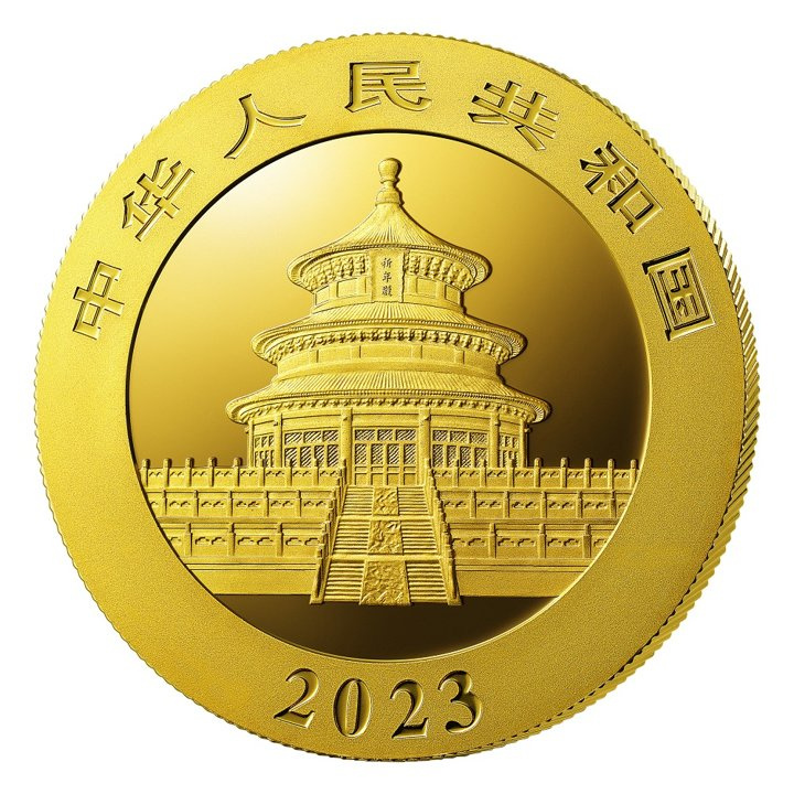 Chińska Panda 15 gramów Złota 2023