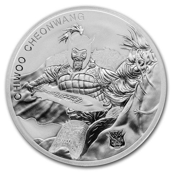 Chiwoo Cheonwang 1 oz Silver 2018 Scrofa Privy