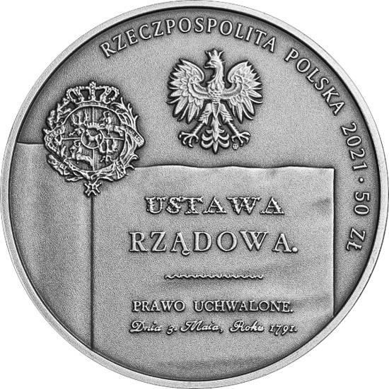 230. rocznica Konstytucji 3 Maja – dzieła odrodzonej Rzeczypospolitej 50 zł