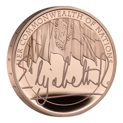 The Queens Reign - Commonwealth Or 5 £ 2022 Proof