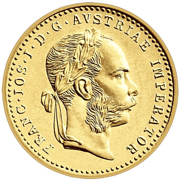 Ducat austriac de aur 1915 Rebatere nouă