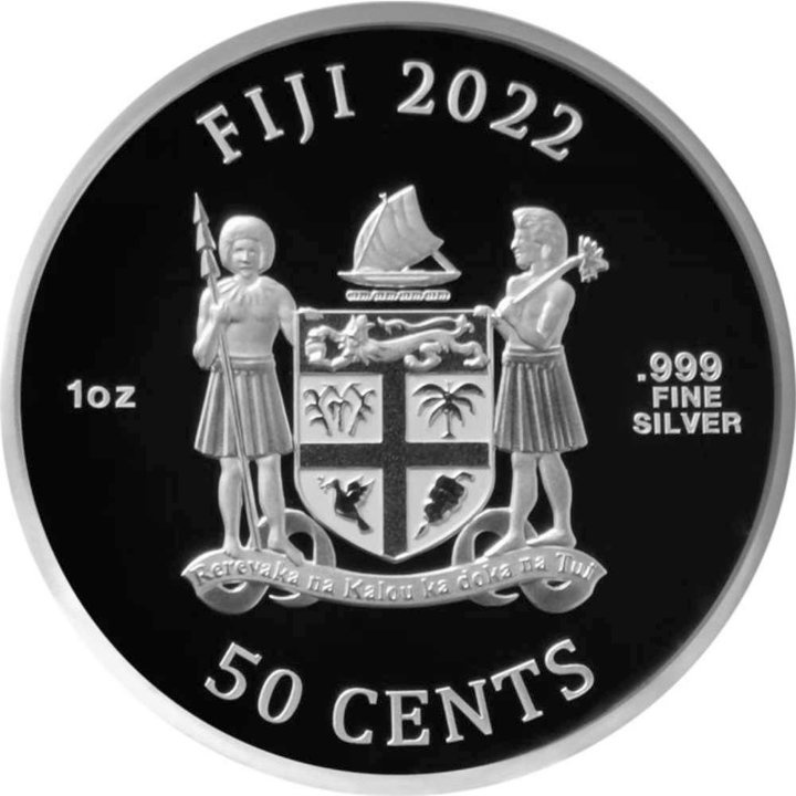 Fiji: Cats 1 oz Silver 2022 Prooflike