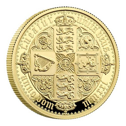 A gótikus korona négyes címer 2 uncia arany 2021 Proof