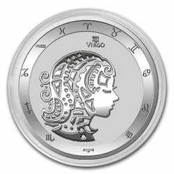 Tokelau: Zodiac Series - Virgo 1 oz Silver 2022 (Milk Spot)
