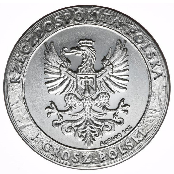 Husaria - 1 Grosz Polski 1 uncja Srebra 2022
