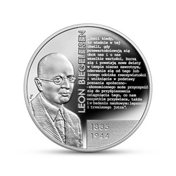 Marii economiști polonezi Leon Biegeleisen 10 lei Argint 2022 Proof