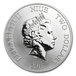 Niue: Tortuga Shire 1 oz Plata 2015
