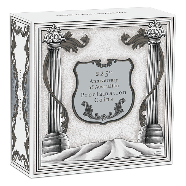 The 225th Anniversary of Australian Proclamation Coins - Pillar Dollar 1 onza de plata 2025 Proof