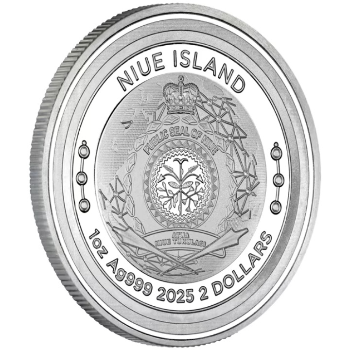 Niue: Bitcoin 1 oz Silber 2025