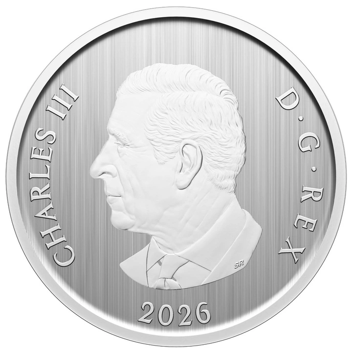Acél Érme Whimsical Winter színezett 50 cent 2026 Lenticular Coin