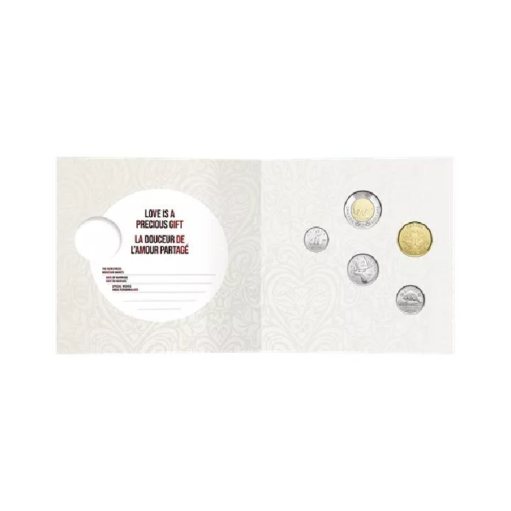 Set Canada: Matrimonio 5 monete 2022