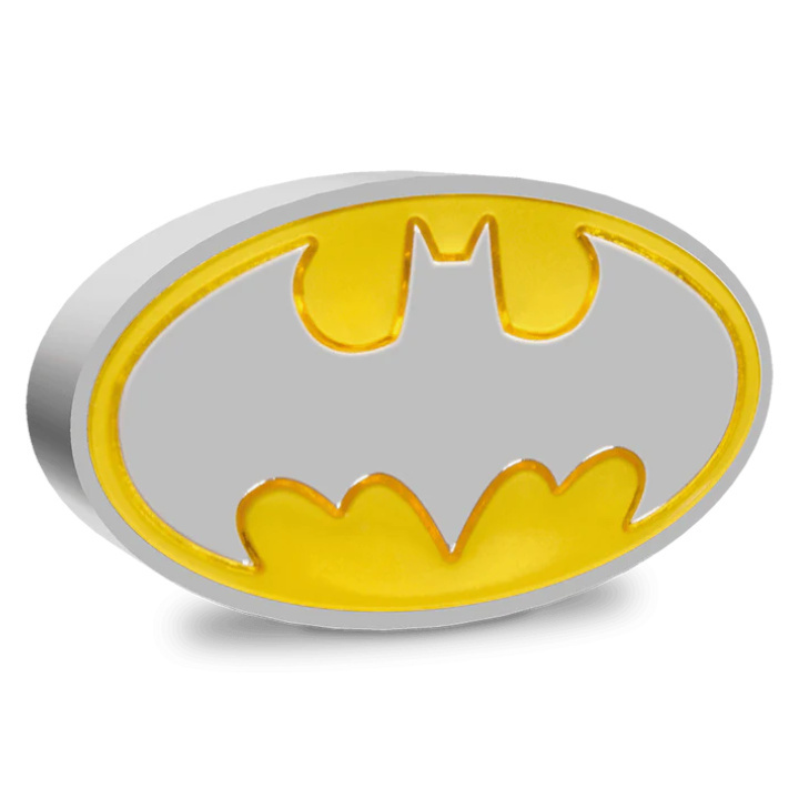 Niue: DC Comics - Batman 'Logo' coloured 1 oz Silver 2021 Proof