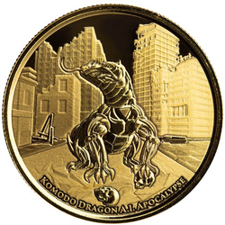 Tokelau: Komodo Dragon A.I. Apocalypse 1 oz Gold 2022 Proof Coin