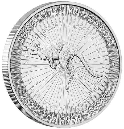 Australijski Kangur 1 uncja Srebra 2022