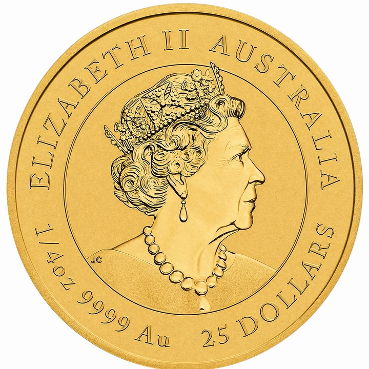 Perth Mint: Lunar III - Rok Królika 1/4 uncji Złota 2023