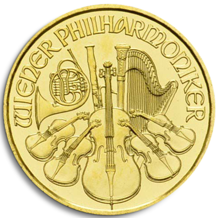 Wiedeński Filharmonik 1/10 uncji Złota 2014
