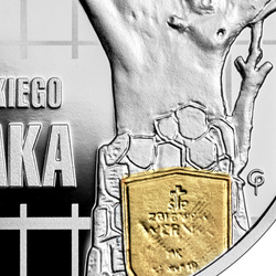 En mémoire des prisonniers du Pawiak de Varsovie plaqué or 10 zł Argent 2024 Proof