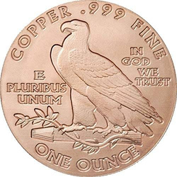 Indian 1911 1 oz Kupfer