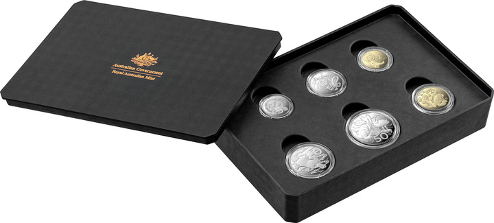 Set 6 monede Australian Baby 2023 Proof