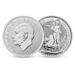 Britannia - King Charles III 1 uncja Srebra 2023
