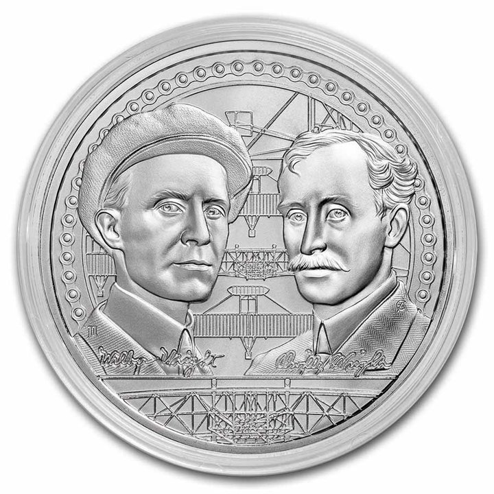 Niue: Icons of Inspiration: Wright Brothers 1 uncja Srebra 2022