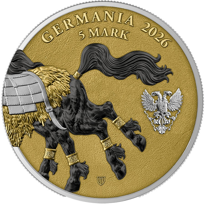 Set of Silver Medals Germania Beasts - Sleipnir Gilded 2 x 1 oz Silver 2026