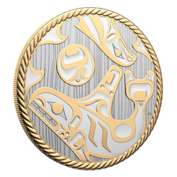 Canada: The Ancestor pozłacany 2 uncje Srebra 2025 Reverse Proof