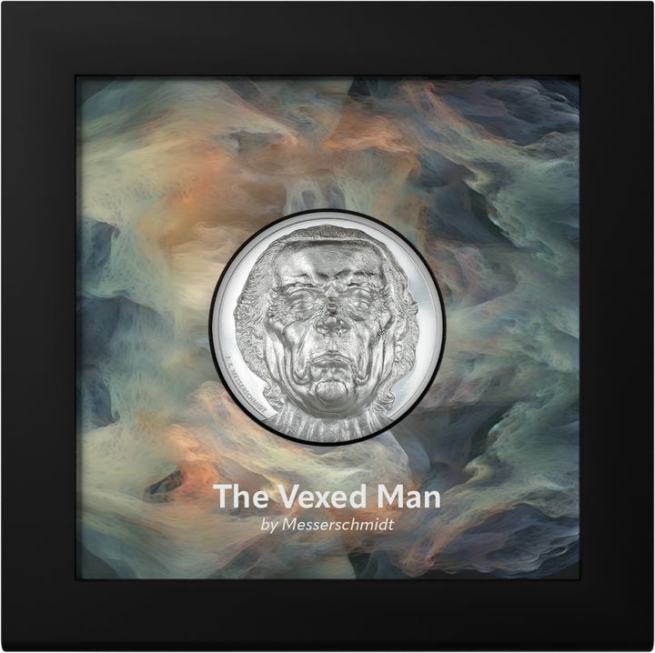 Cook Islands: Striking Heads - The Vexed Man 2 uncje Srebra 2023 Proof Ultra High Relief