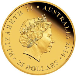 Australisches Känguru 1/4 oz Gold 1989-2014 (25 Jahre)
