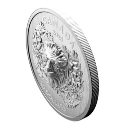 Canadá: Heraldic Lion 50$ Plata 2025 Proof High Relief