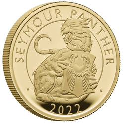 The Royal Tudor Beasts: Seymour Panther 1 uncja Złota 2022 Proof