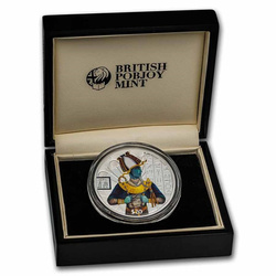 Sierra Leone : Dieux égyptiens - Osiris colorée 2 onces d'argent 2023 Proof