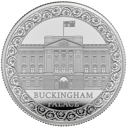  Buckingham Palace £5 Srebro 2024 Proof Piedfort