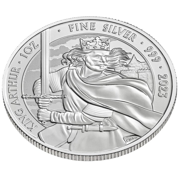 Mitos y Leyendas: Rey Arturo 1 oz Plata 2023