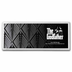 Lingot The Godfather coloré 50e anniversaire du film 4 onces d'argent 2022