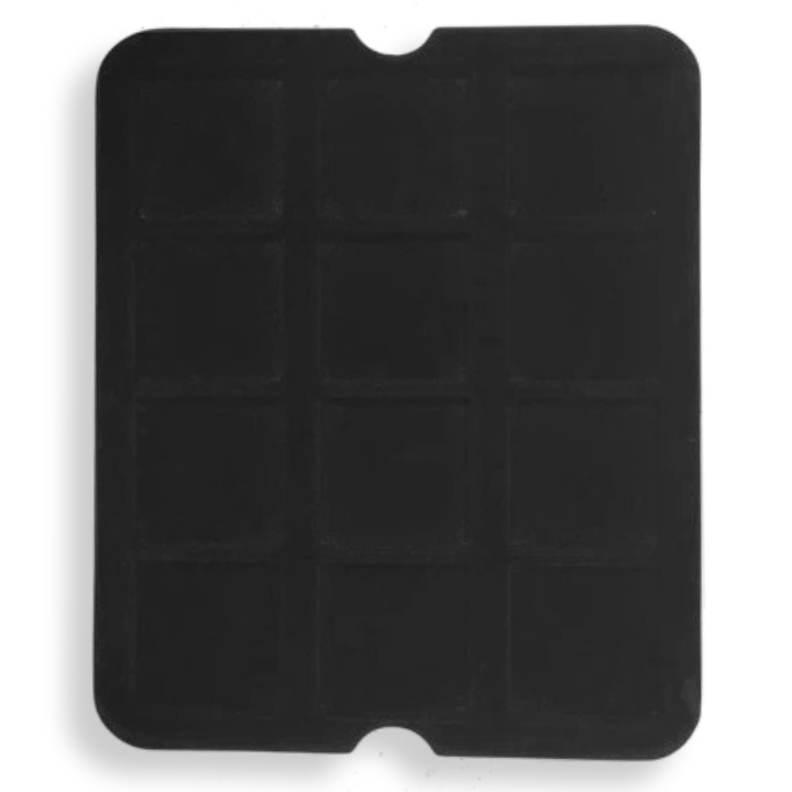 Leuchtturm - Bandeja Mazzola para 12 cápsulas Quadrum Coin (negra)