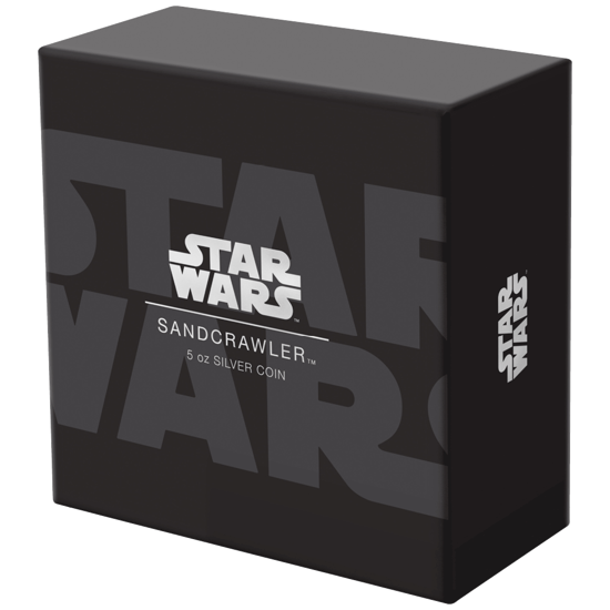 Niue: Star Wars - Sandcrawler kolorowany 5 uncji Srebra 2022 Proof