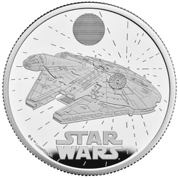 Star Wars: Millennium Falcon 2 oz Silver 2024 Proof
